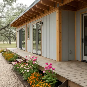 Tiny Abode Amidst Blossoms Galore