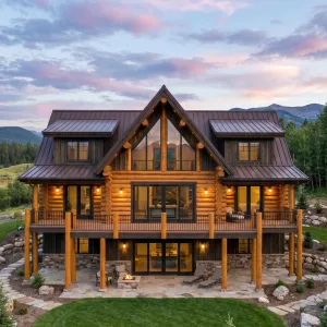 Summit Vista Log Lodge Retreat