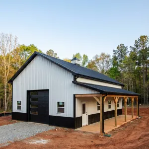 Shed-Roof Timber Porch Barnhome