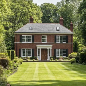 Preview of A Brick Abode with a Luxurious Lawn Welcome