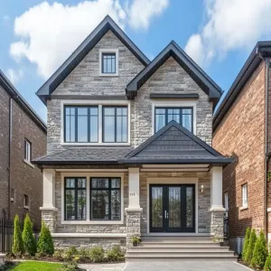 Stone-Faced Suburban Gem