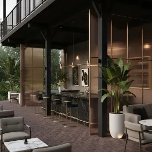 Stilt-Top Lounge: Nature’s Chic Retreat