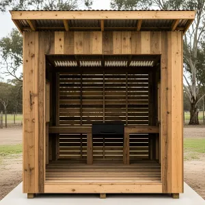 Toast Your Tongs in Style: The Cedar BBQ Den