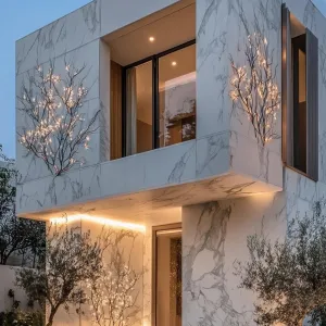 Marbled Dreamscape: The Illuminated Abode