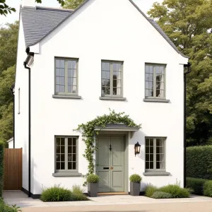 Charming Country Retreat With Ivy-Laden Entryway