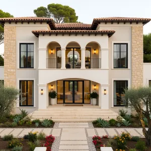 Sunlit Arches: A Mediterranean Masterpiece