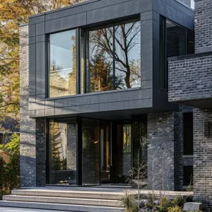 Grey Brick Facade