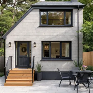 Modern Countryside Escape with Slate Sophistication