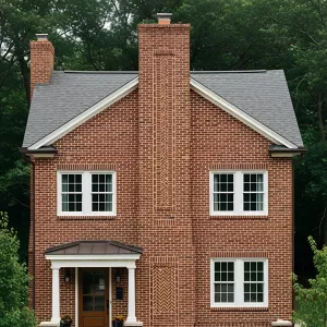 Brickwork Symphony with a Chimney Solo
