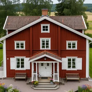Red Refuge with a Swedish Wink