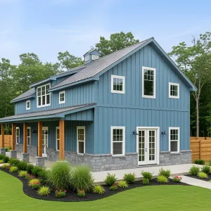 Blue Bungalow: A Barnhouse Tale
