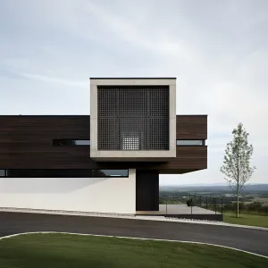 Perforated Cube Horizon House