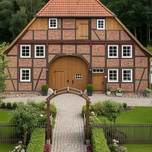 Idyllic Bricks and Beams: A German Farmyard Vision