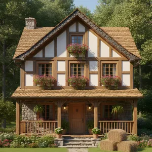 Charming Gable Abode with Florals