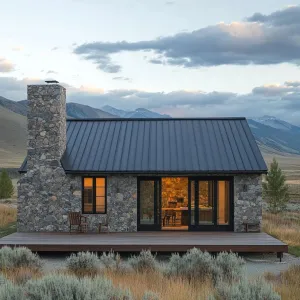 Stony Serenity on a Wooden Stage
