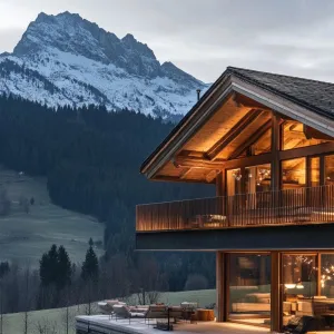 Swiss Chalet With Panoramic Alpine Views