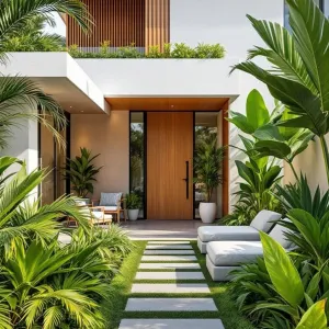 Tropical Tranquility with a Zen Pathway