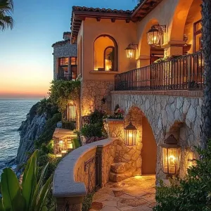 Cliffside Twilight Abode
