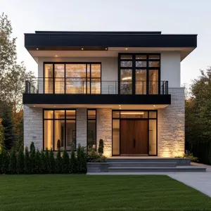 Sleek Elegance with Warm Illumination