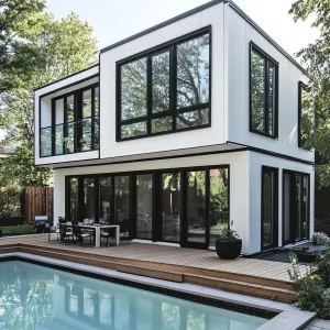 Preview of Modern Container Home With Pool and Patio