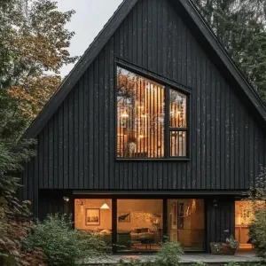 A-Frame Delight in Dusky Woods