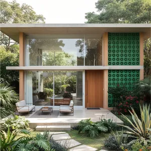Verdant Escape with Glass Charm