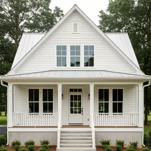 A Delightful Dwelling Wrapped in Timeless Whites