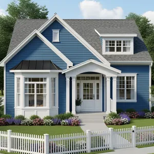 The Blue Beauty by the Cul-De-Sac