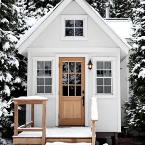Snow-Kissed Mini Abode