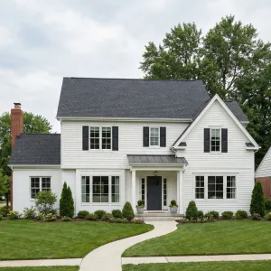Fresh Gable Front Classic Colonial
