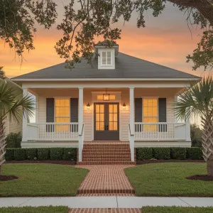Golden Glow Under Southern Trees