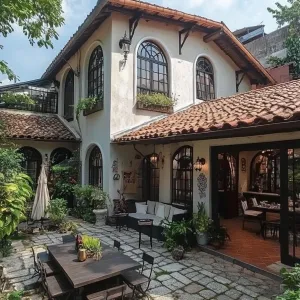 Colonial Charisma: A Verdant Soiree