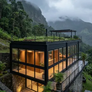 Rainforest Edge Glass Box