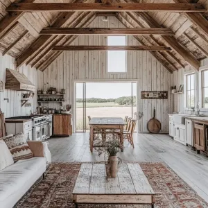 Rustic Elegance Meets Modern Comfort in Shouse Barndominium