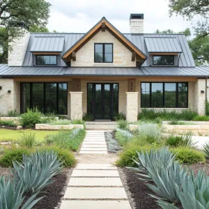 Pathway to Rustic Bliss: A Modern Farmhouse Retreat