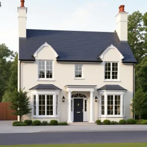 Regal Refuge With Crisp Modern Flair