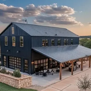 Contemporary Country Charm: The Black Barndominium