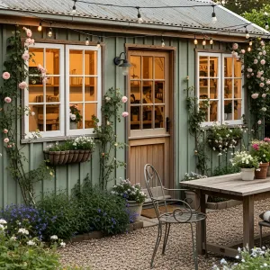 Snug Oasis with a Rustic Touch