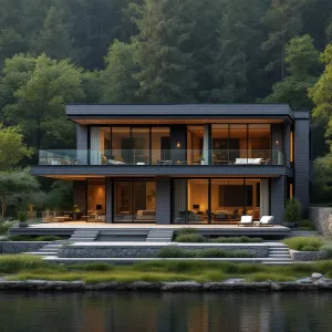 Contemporary Waterside Wonder