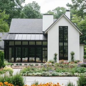 Large Glass Windows for Natural Light