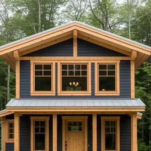 Rustic Dream Hut Nestled Among Trees