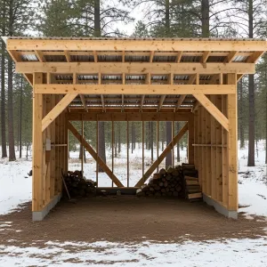 Timber Tranquility: The Open Air Oasis