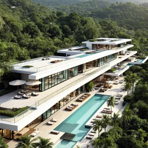 Elevated Escape: A Modern Marvel Among the Treetops