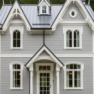 Gray Elegance: Victorian Charisma Unleashed