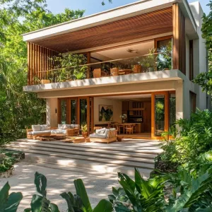 Jungle Refuge: Contemporary Retreat Amidst Greenery