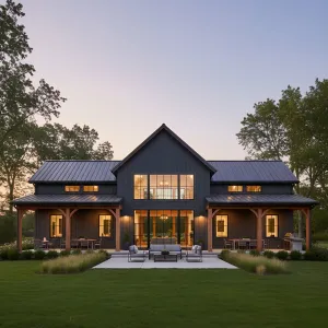 Sunset Symphony in Barn Design