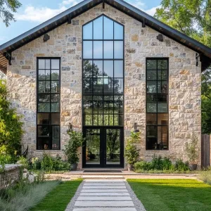 Stone Barn Glamour: A Modern Elegance