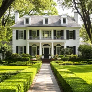 A Southern Symphony in Green and White