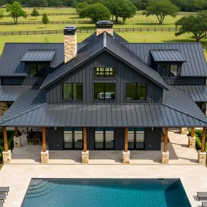 Barndominium Wonder with Endless Porch and Pool