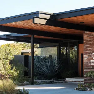 Retro Chic Oasis: Architectural Whimsy